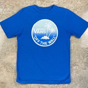 Kids Vans Blue T-Shirt Size Small (8-10)